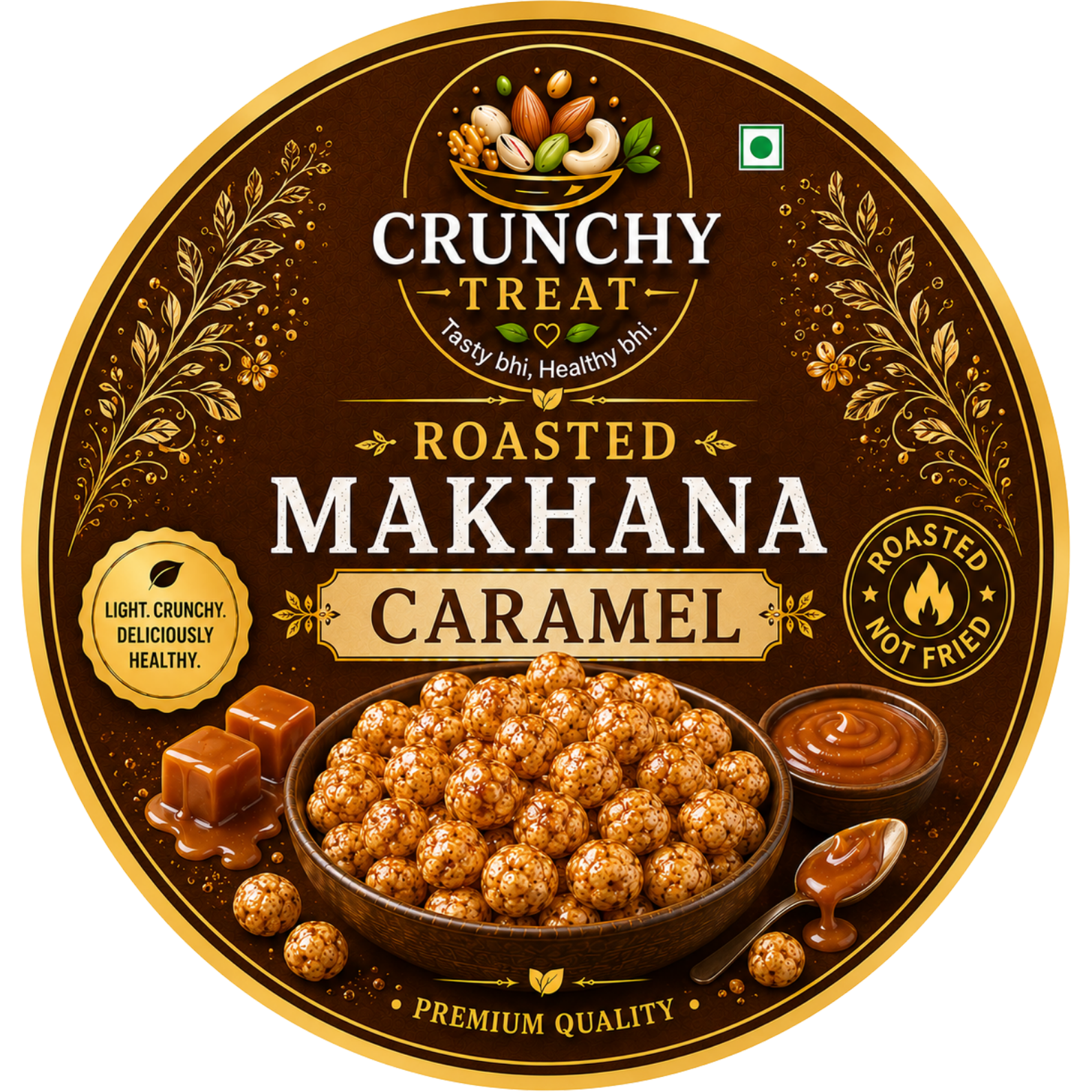 Roasted Makhana Caramel